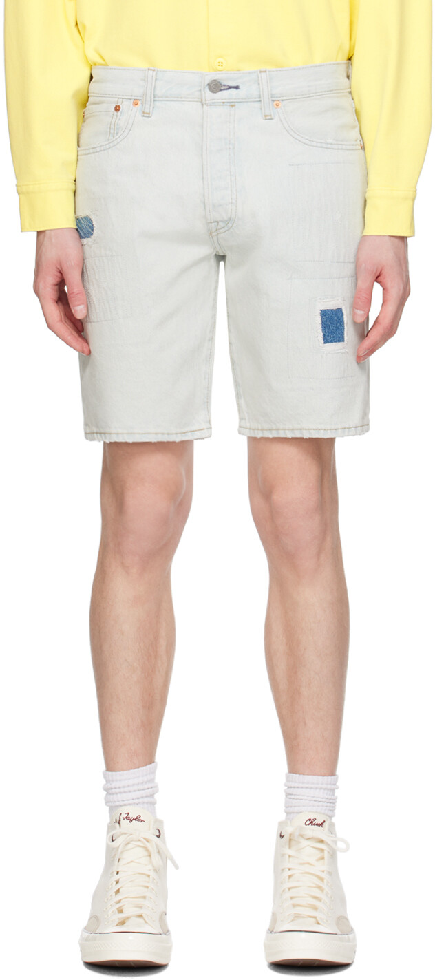 

Синие джинсовые шорты 501 Levi's