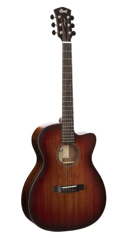 

Акустическая гитара Cort COREOCOPLB Core Series Blackwood Acoustic Electric Guitar. Open Pore Light Burst