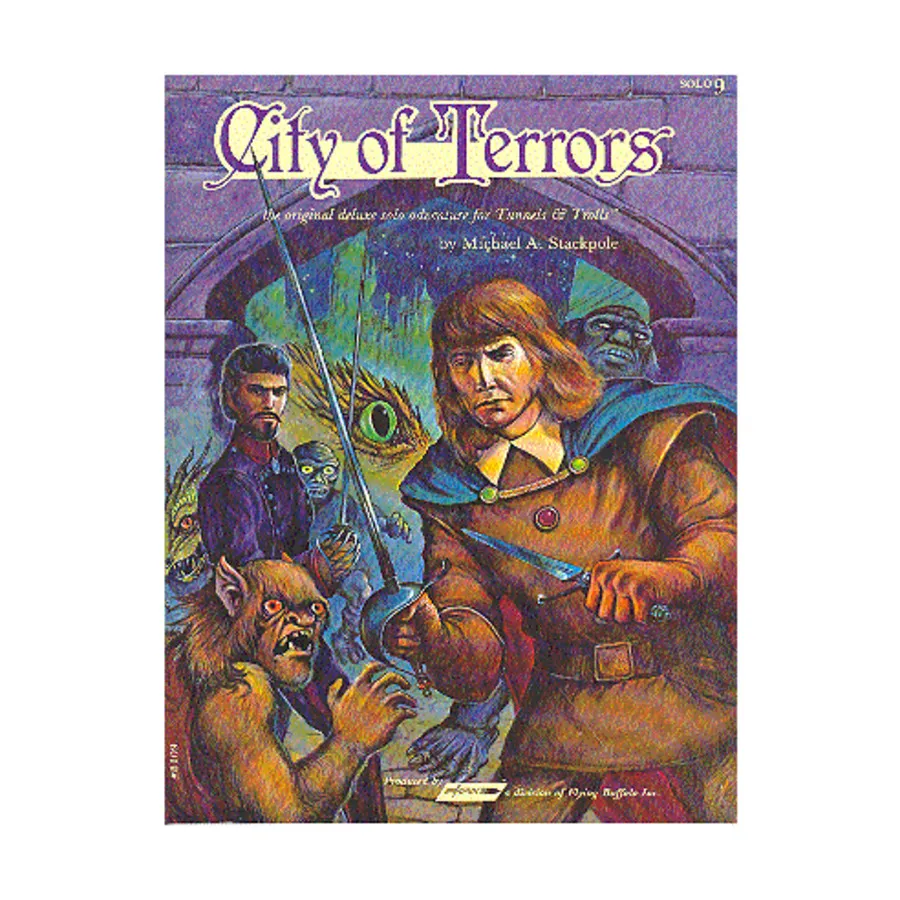 

Модуль City of Terrors (2nd Edition), Tunnels & Trolls - Solo Adventures (1976-2007)