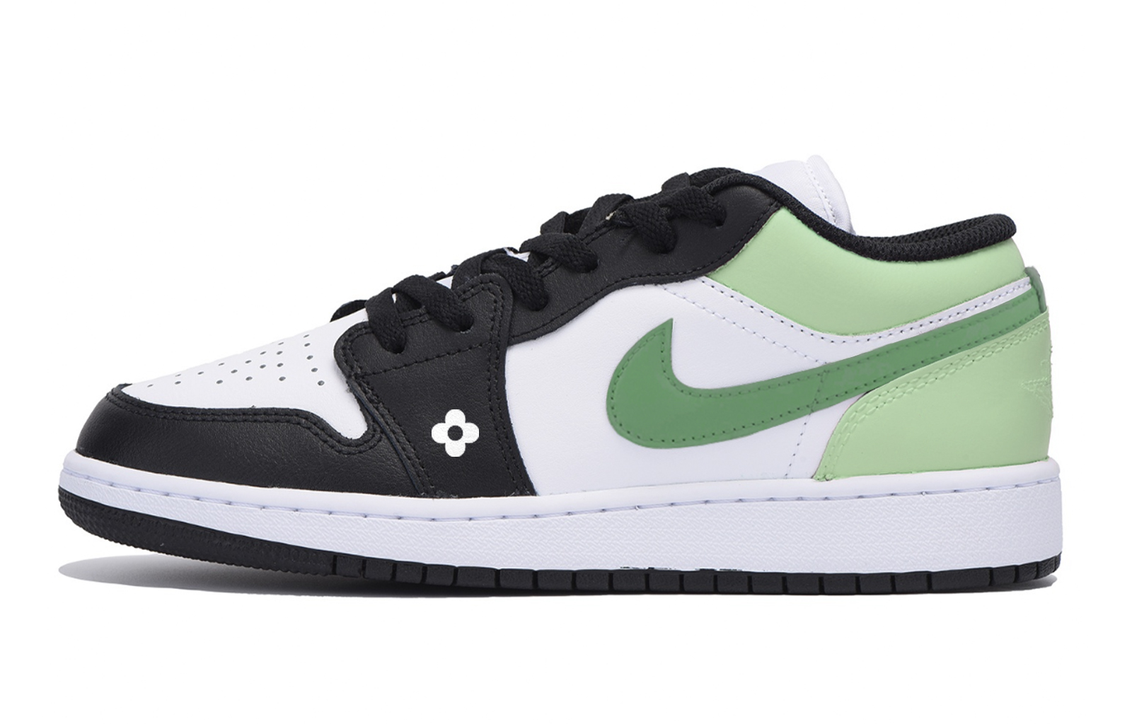 

Jordan Баскетбольные кроссовки Air 1 Low Top Vintage, мужские, белые, зеленые