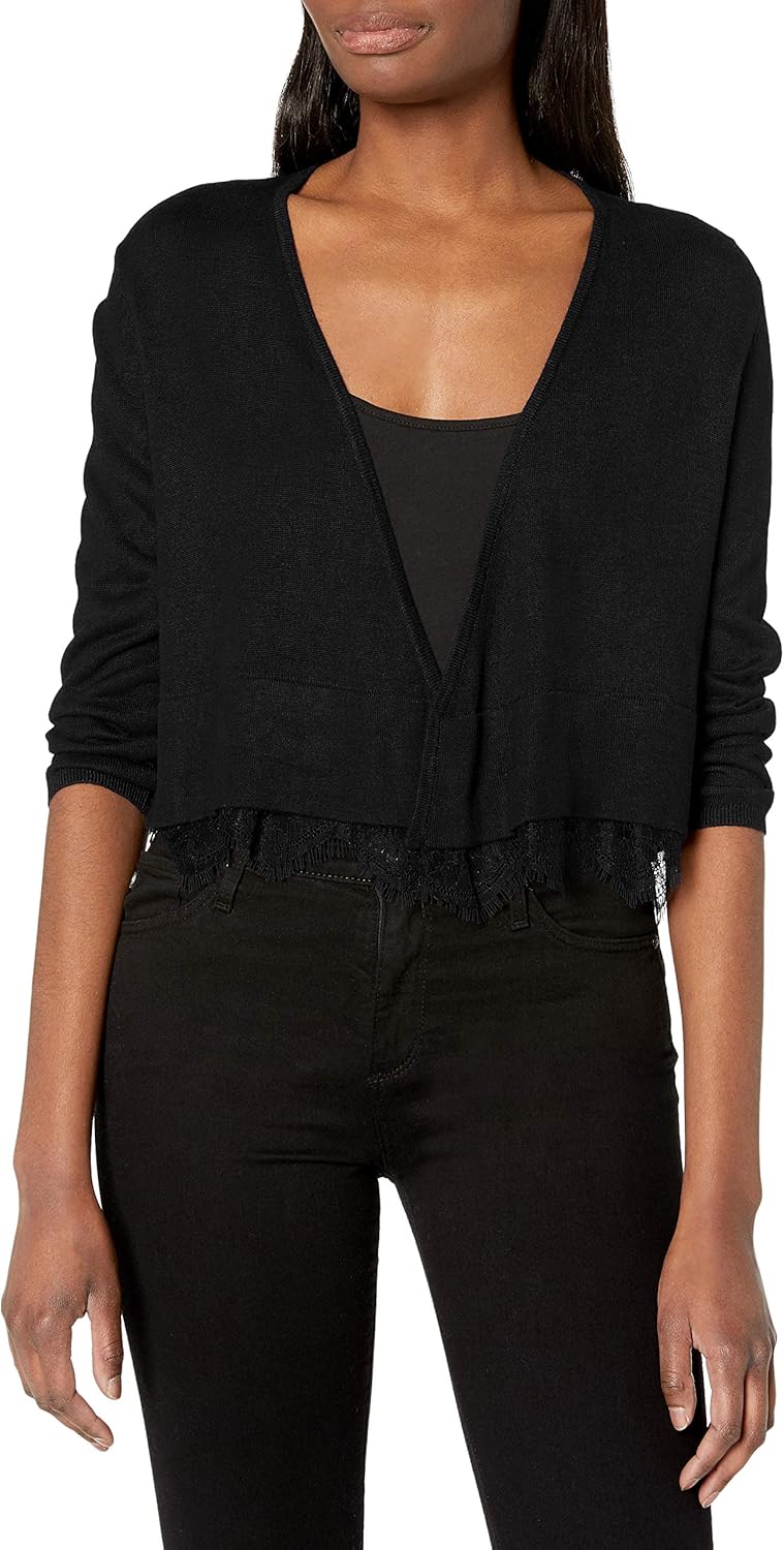 

Женский болеро Tommy Hilfiger с кружевным подолом, Black