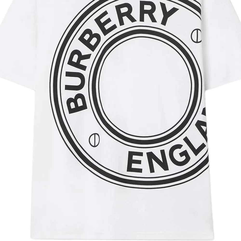 Футболка Burberry стандартная белый — фото 4