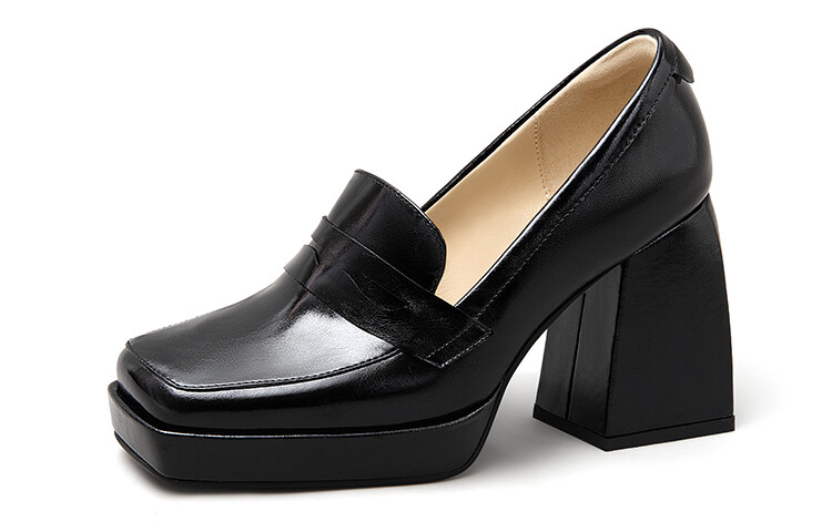 

Лоферы женские Lily Wei, цвет Black【Heel height 9cm】