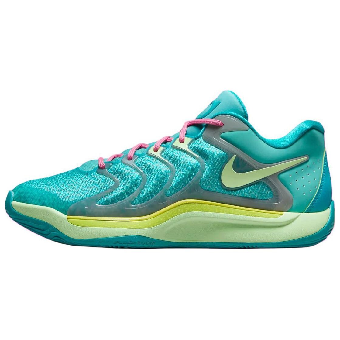 

Баскетбольные кроссовки KD 17 мужские с низким верхом бирюзового цвета Nike