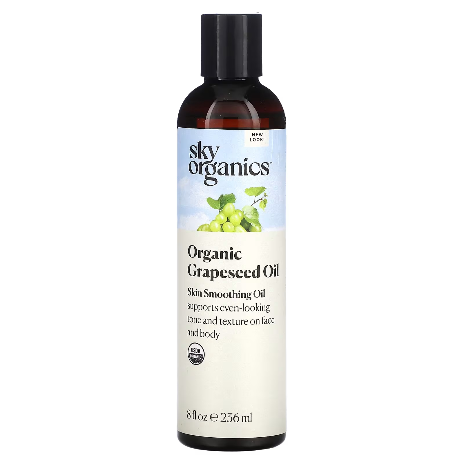 

Масло Sky Organics Grapeseed, 236 мл