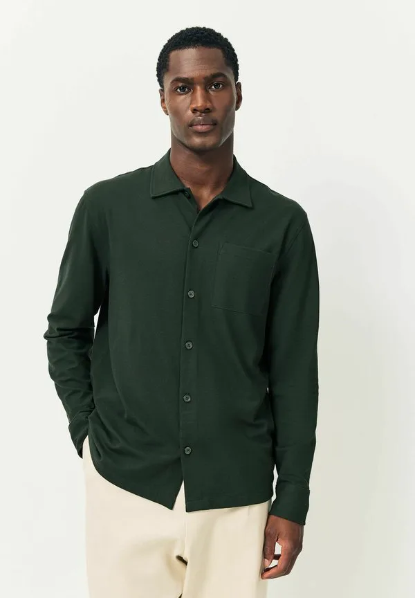Рубашка с длинным рукавом стандартного кроя Next, Olive/Green