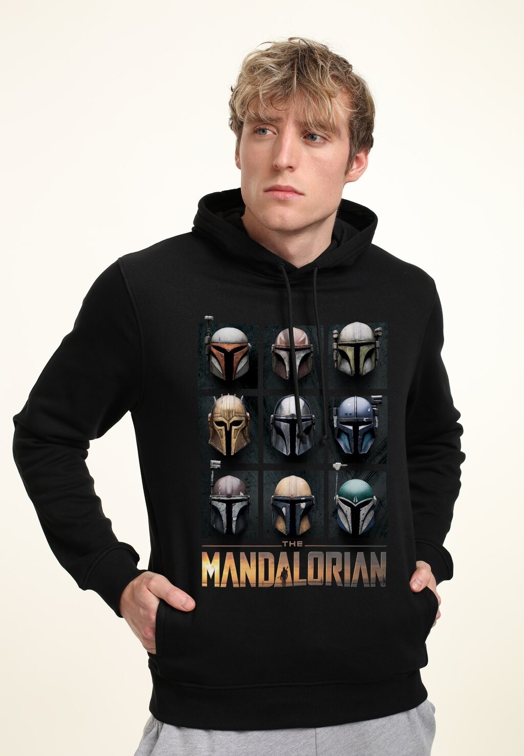 

Толстовка с капюшоном STAR WARS MANDALORIAN MANDO HELMET BOXUP Star Wars, черный