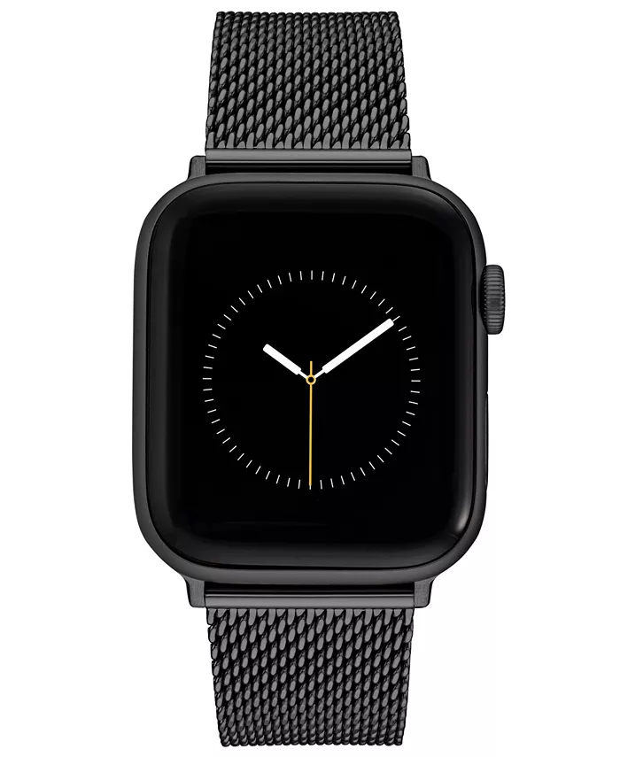 

Мужской браслет из нержавеющей стали с сетчатым плетением цвета металлик, совместимый с Apple Watch 42/44/45/Ultra/Ultra 2 Vince Camuto