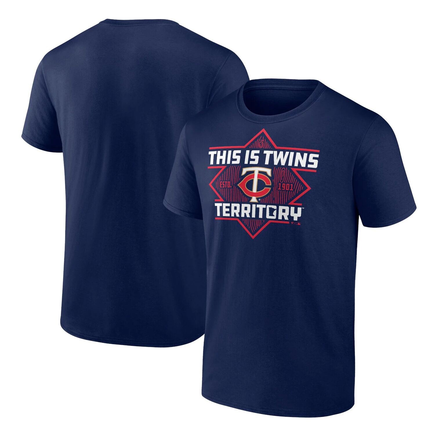 

Мужская темно-синяя футболка с логотипом Fanatics Minnesota Twins Hometown Collection Territory, Синий, Мужская темно-синяя футболка с логотипом Fanatics Minnesota Twins Hometown Collection Territory