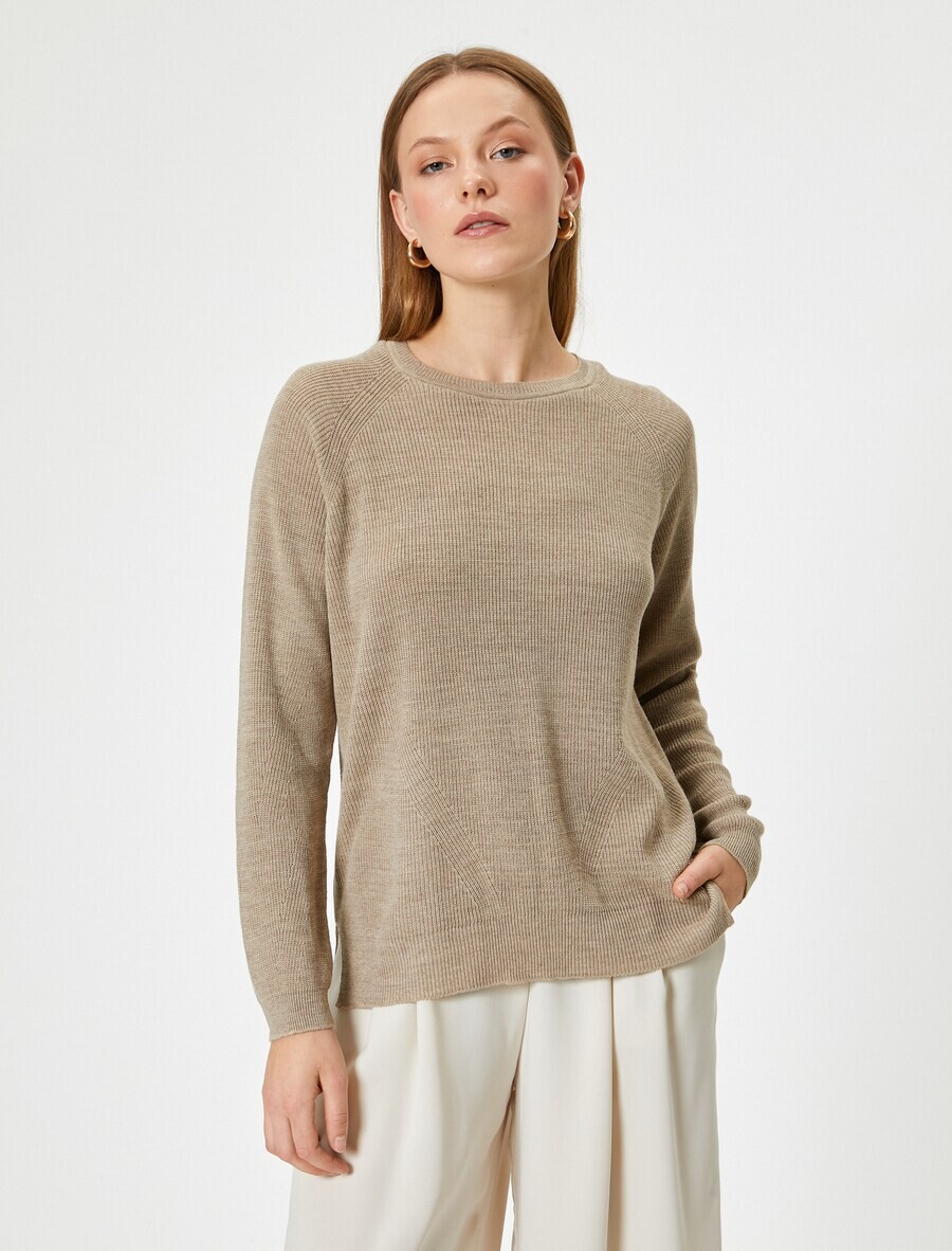 

Тонкий вязаный свитер Koton Sweater, серый