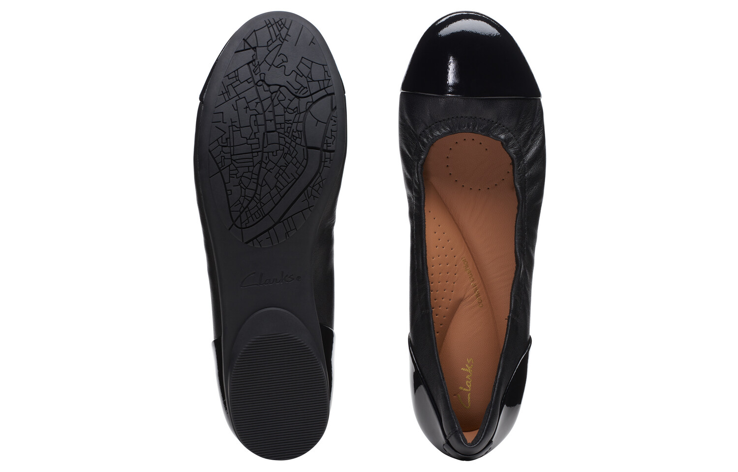 Женская повседневная обувь женская черная Clarks — фото 4
