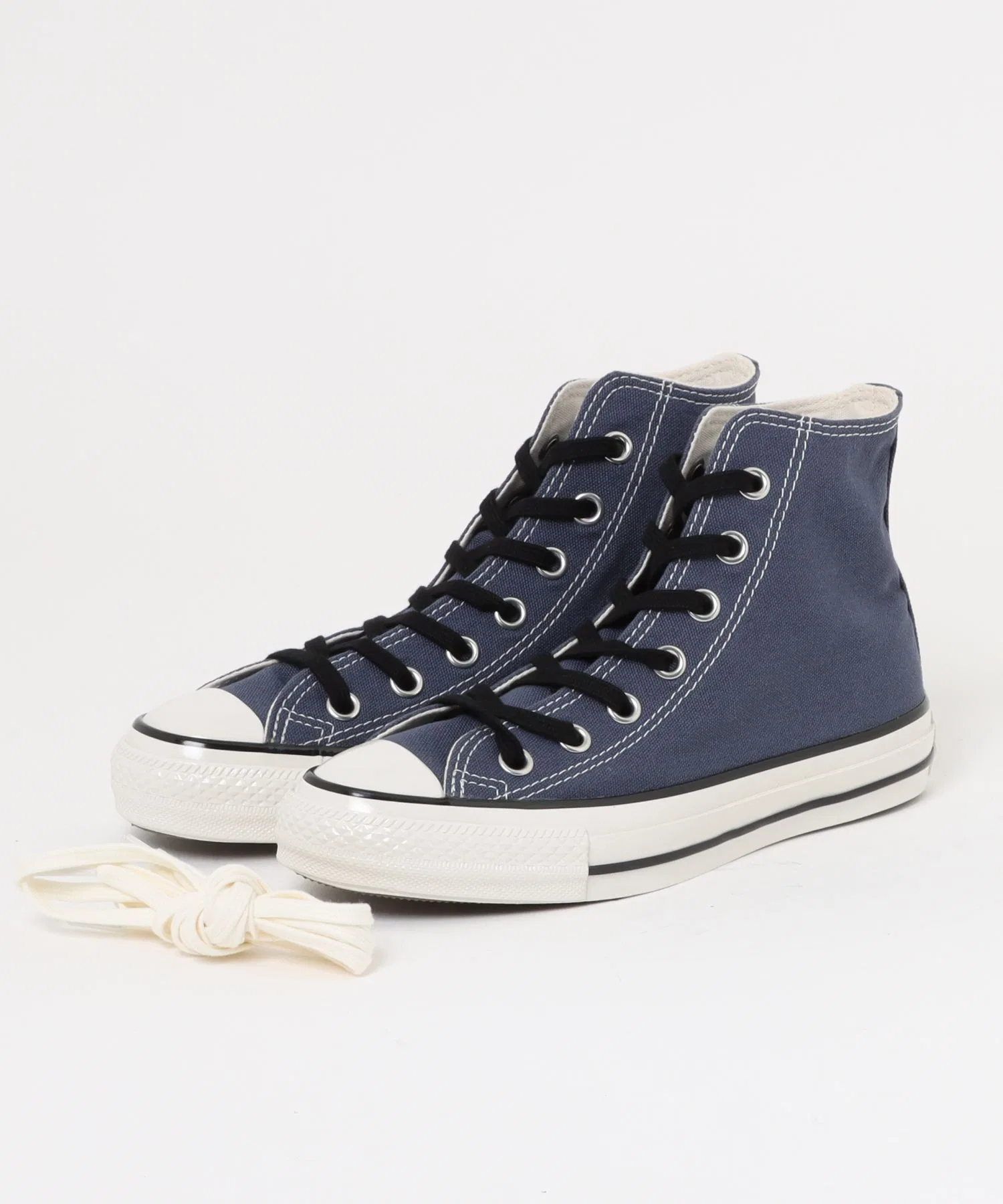 Мужские кеды высокие CONVERSE All Star Aged CL HI синие — фото 4