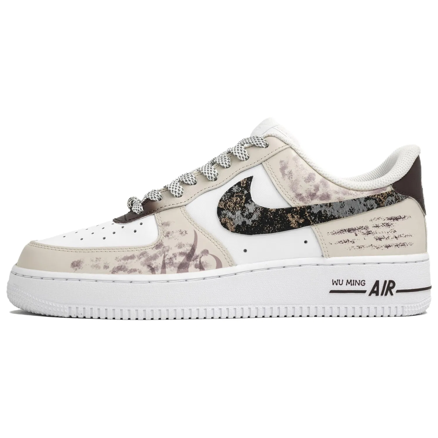 Кроссовки Nike Air Force 1 Black White — фото 3