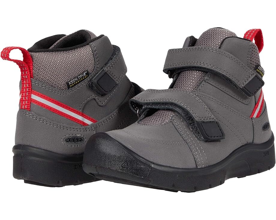 

Походные ботинки Keen Hikeport 2 Mid Strap WP, цвет Magnet/Red Carpet