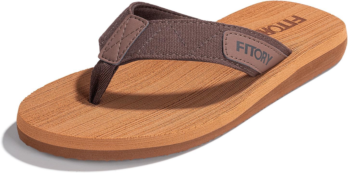 

Мужские шлепанцы FITORY, вьетнамки, комфортные сандалии для пляжа, хаки