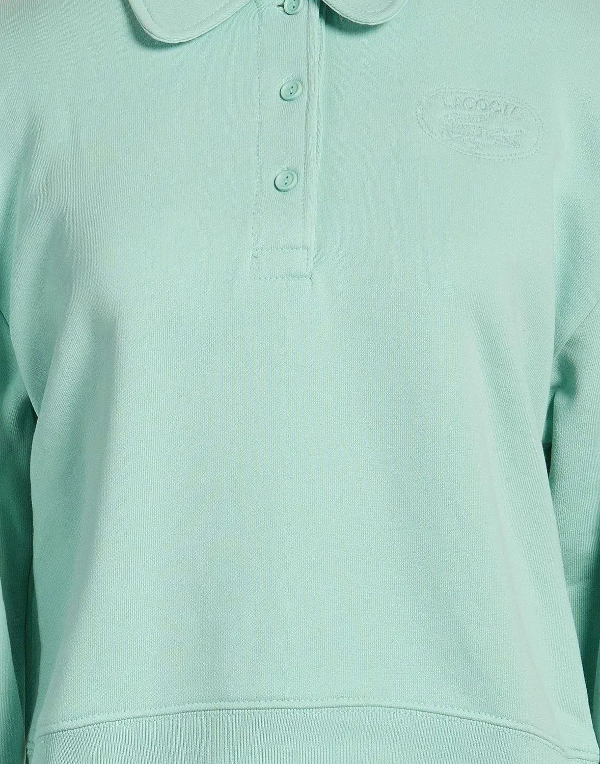 Свитшот LACOSTE бирюзовый — фото 4