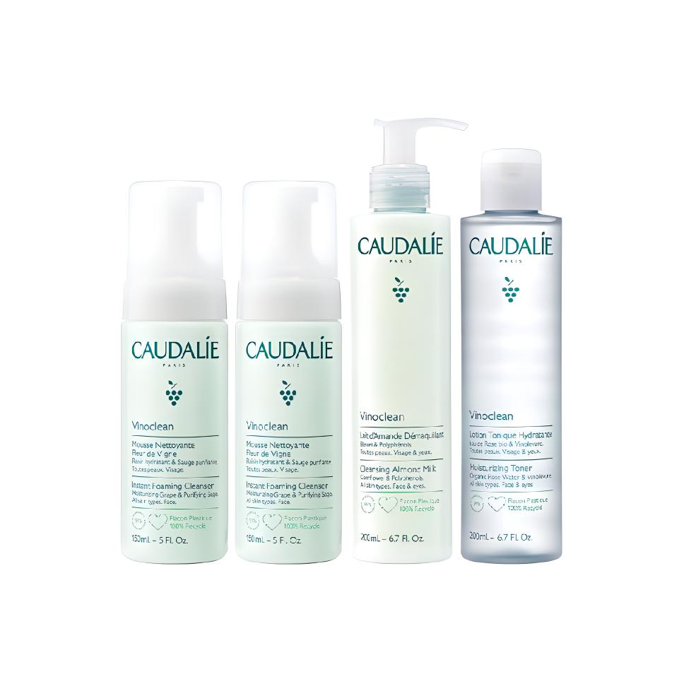 

Набор для ухода за кожей Outili Grape Seed Gentle Cleanser, увлажняющий комплект из 4 предметов CAUDALIE