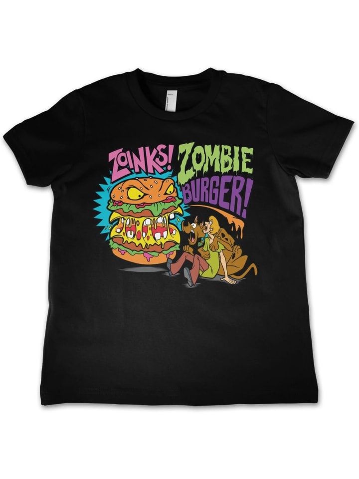 

Футболка Zombie Burger Kids T-Shirt черного цвета Scooby Doo, Черный, Футболка Zombie Burger Kids T-Shirt черного цвета Scooby Doo