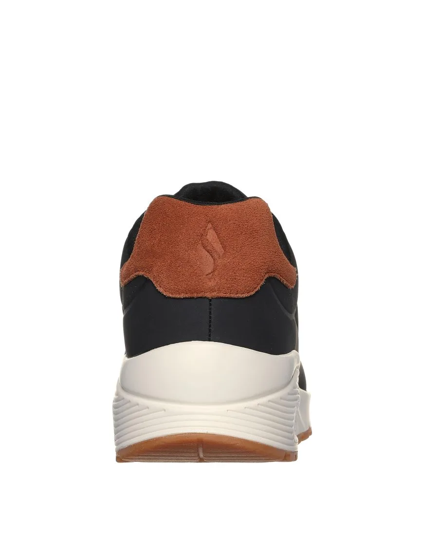 Мужские повседневные кроссовки Uno - Suited On Air Memory Foam от Finish Line Skechers, черный — фото 4