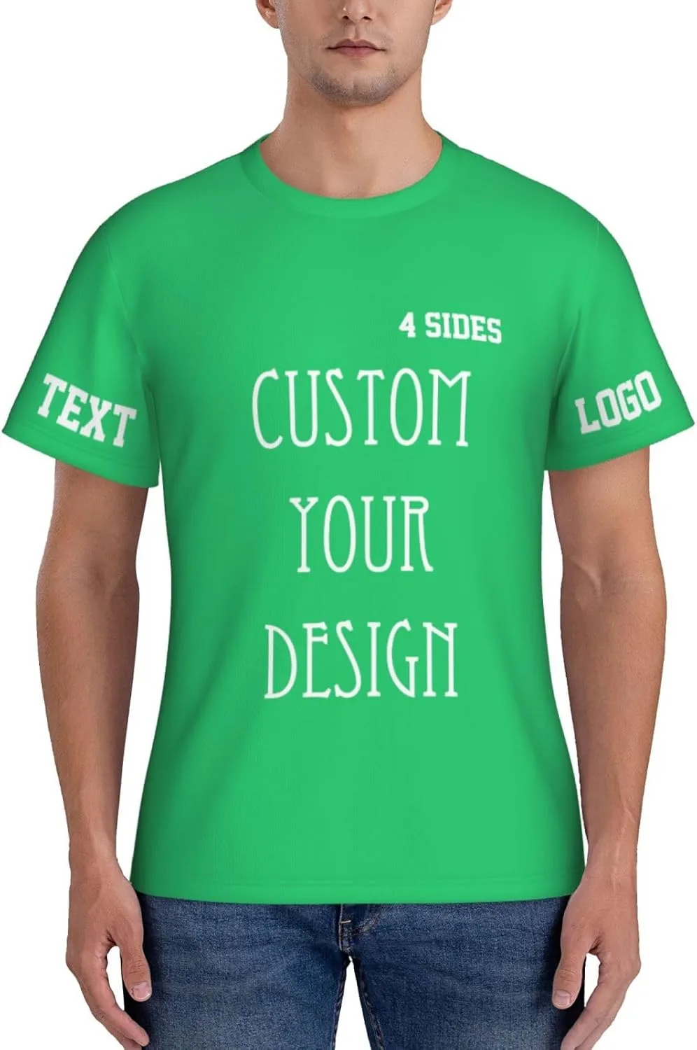 

Футболка Custom T Shirts 4-Side Printable с логотипом