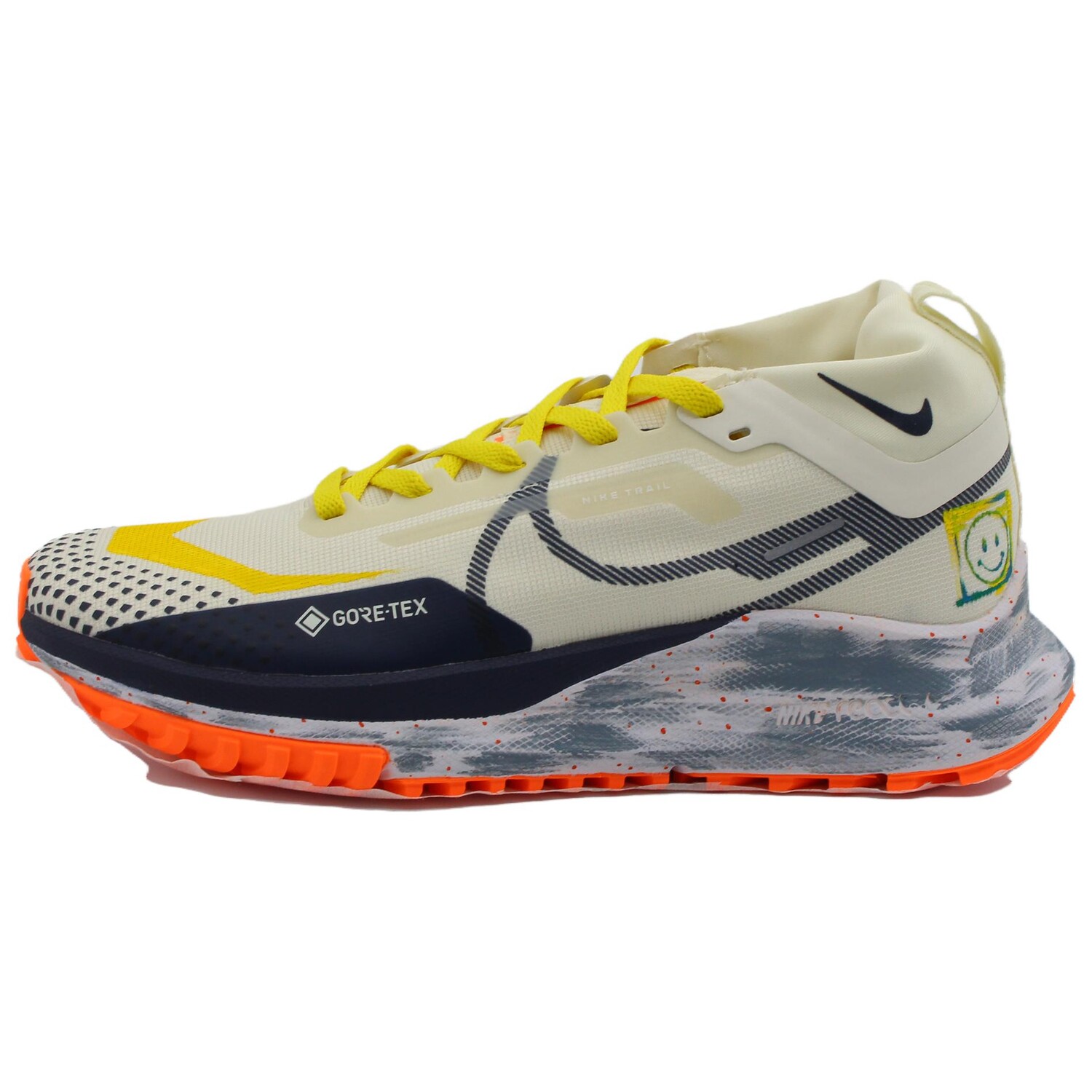 

Кроссовки Pegasus Trail 4 мужские низкие желтые/зеленые Nike
