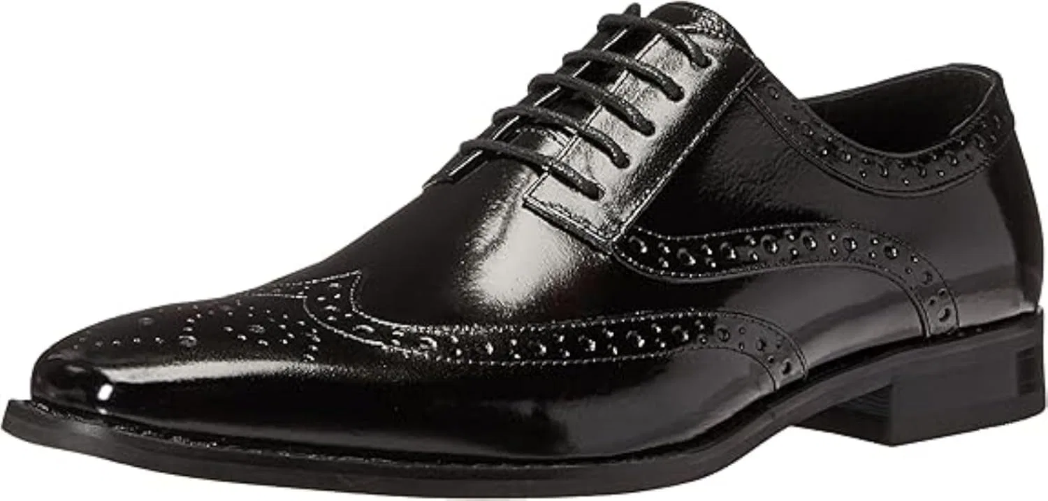Мужские оксфорды STACY ADAMS Tinsley с перфорацией и шнуровкой, Black