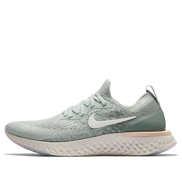 Кроссовки epic react flyknit Nike, зеленый