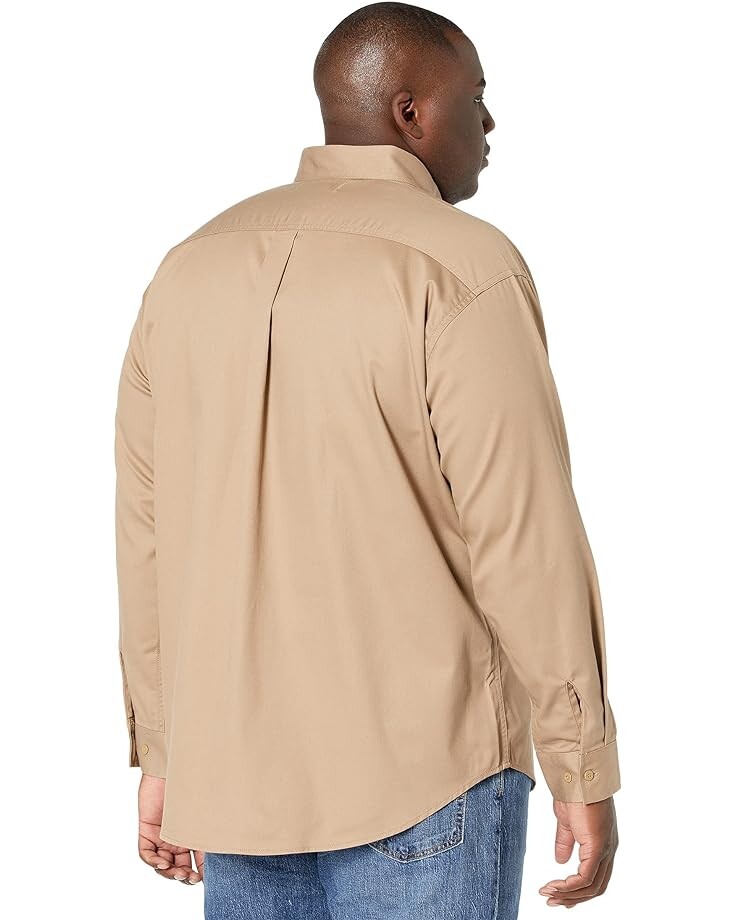 

Рубашка Wolverine Big & Tall Flame Resistant Twill Shirt, хаки