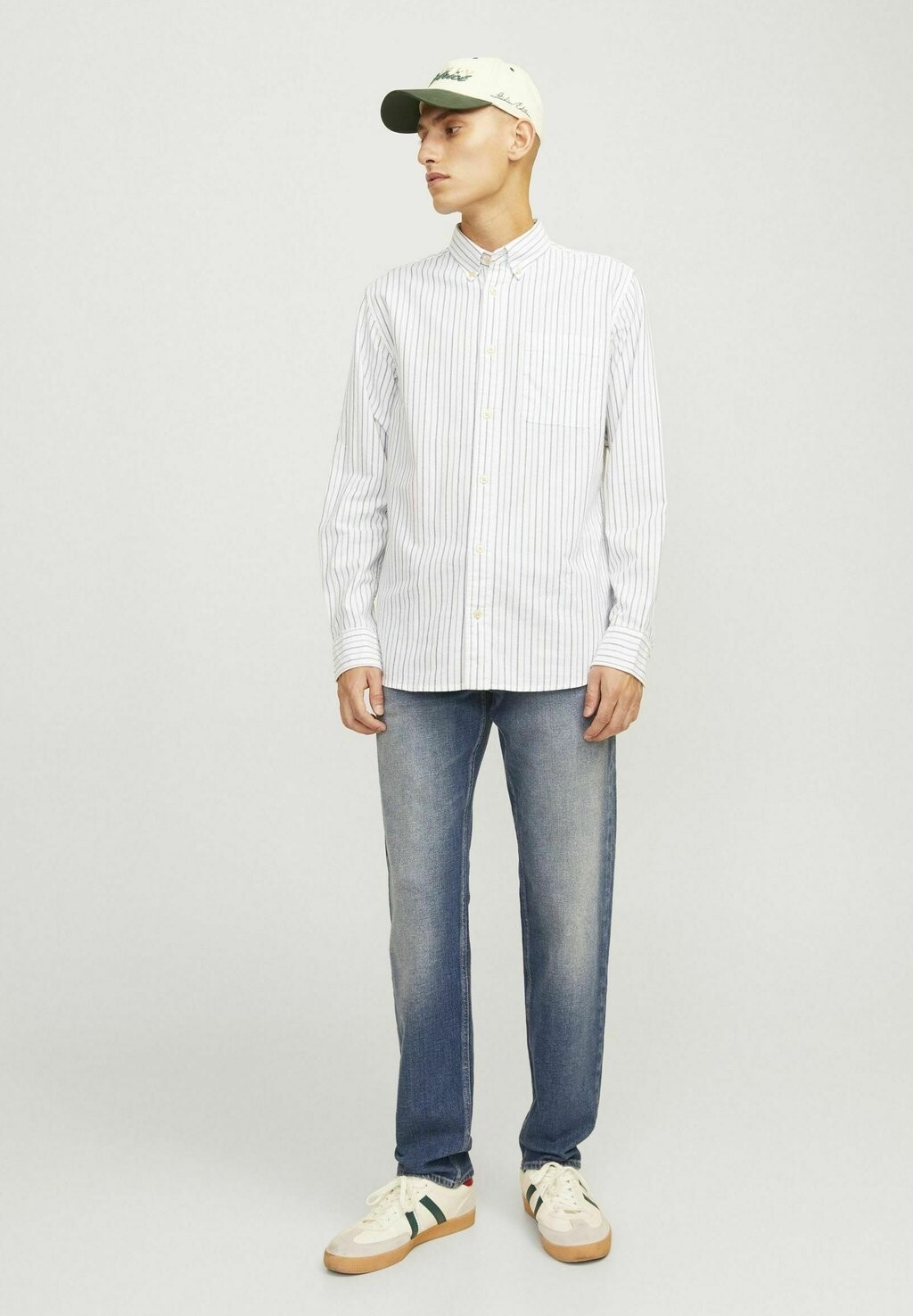 

Джинсы прямого кроя JJIMIKE JJCOOPER CJ 189 Jack & Jones, синий деним