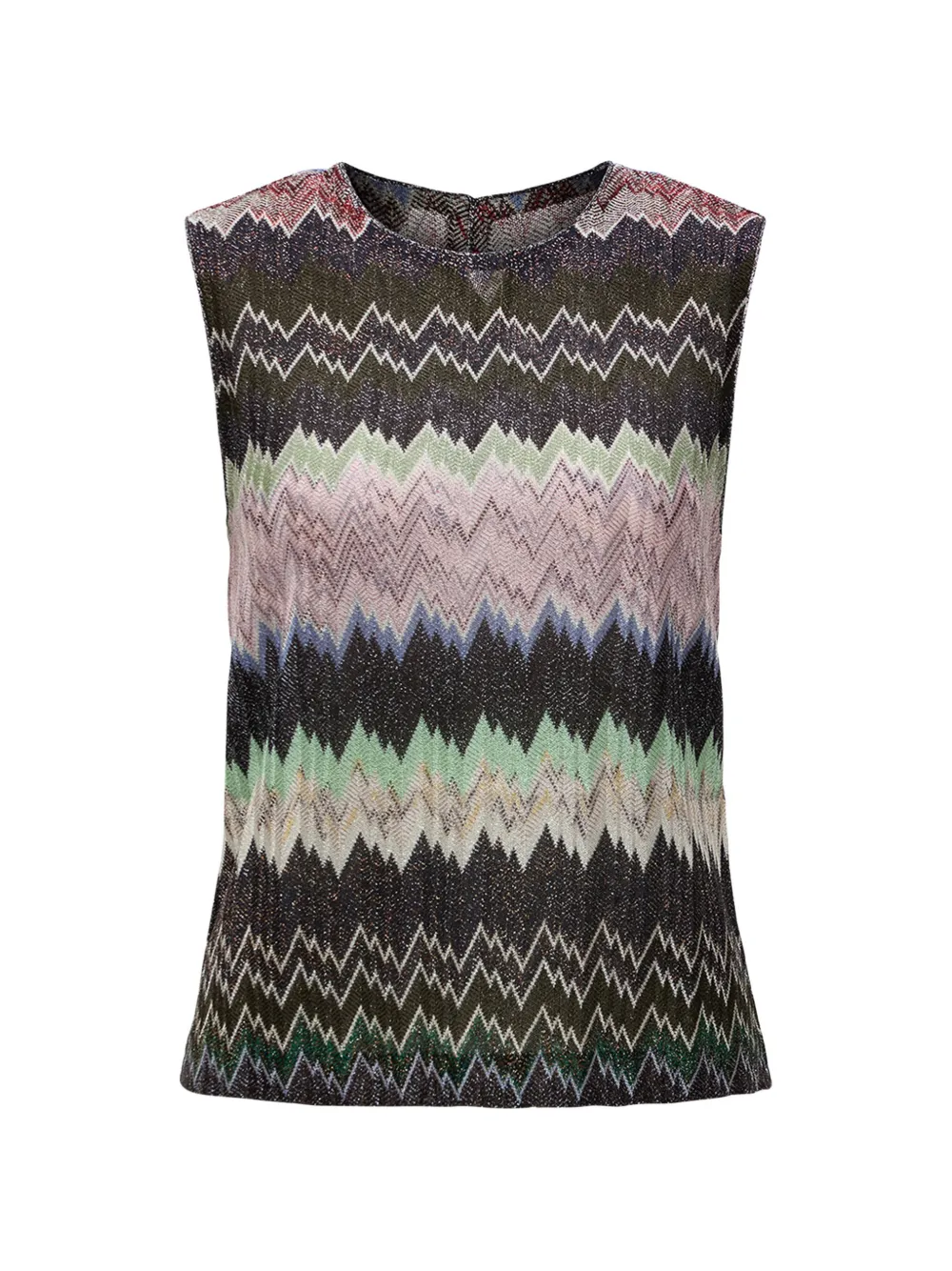 

Топ с зигзагообразным узором Missoni, черный