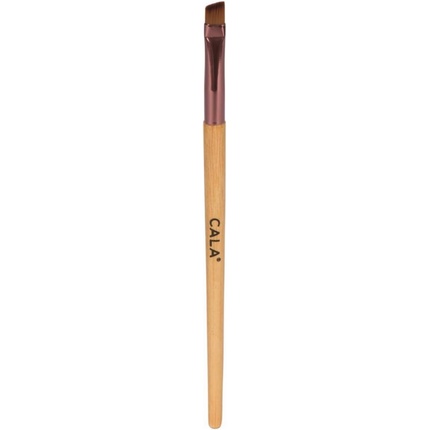 

Кисть для подводки Calla Natural Bamboo Brown Liner Brush - скошенная для бровей и подводки для глаз Cala