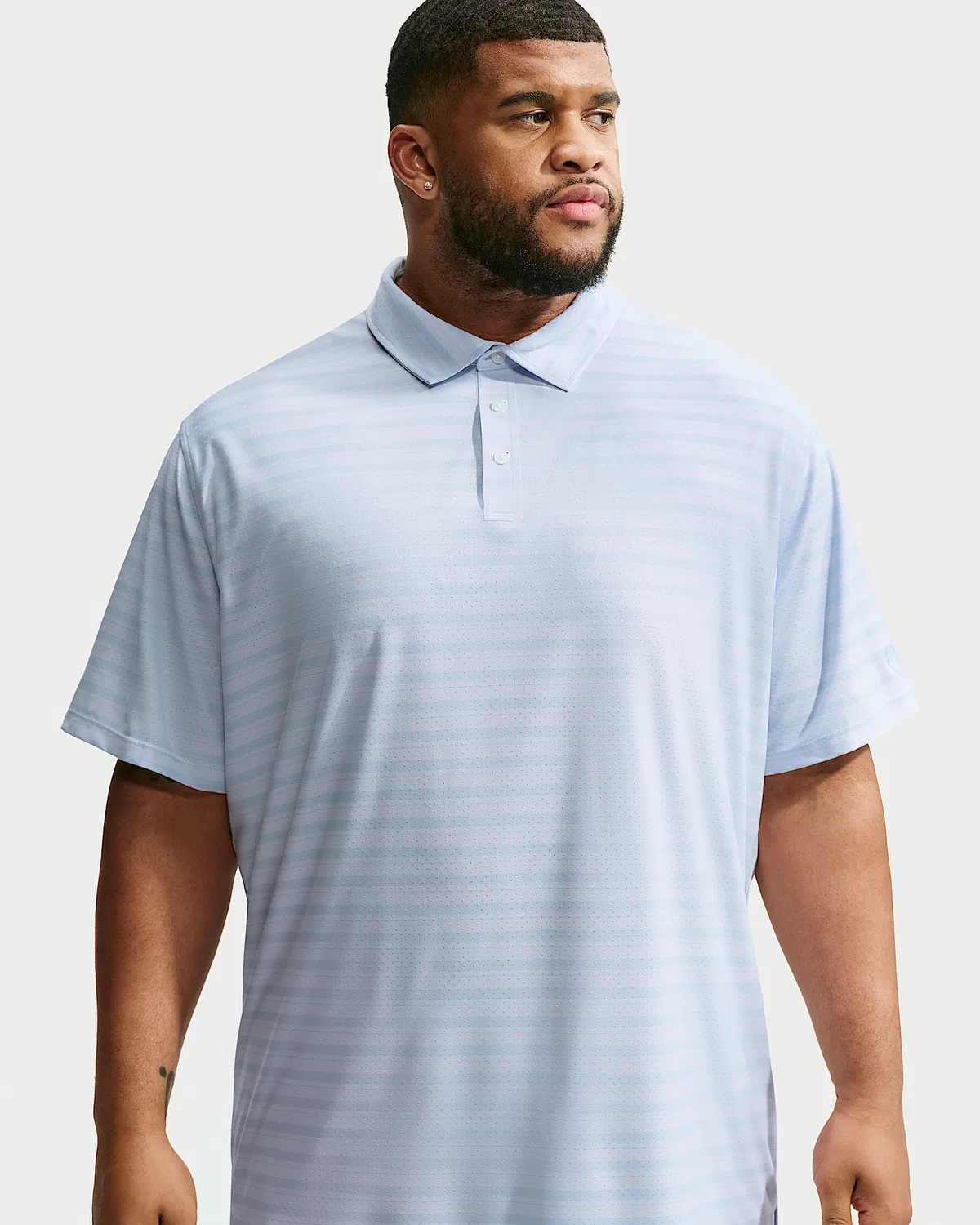 Мужское поло Nike Tailored Performance Dri-FIT Golf, Hydrogen Blue/Football Grey/Hydrogen Blue