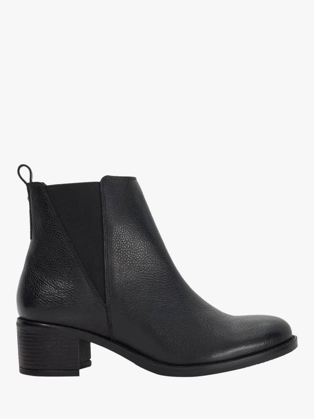 Prides Leather V-образные берцы на щиколотку Dune London, Black