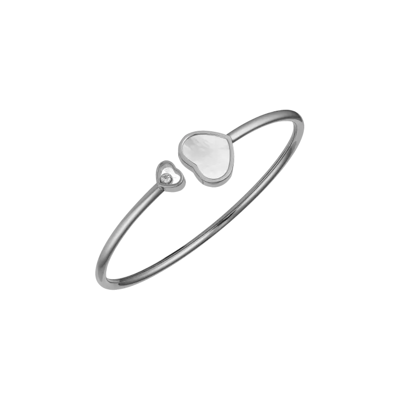 

Chopard - браслет giunco happy hearts, этичное белое золото, бриллиант, перламутр - 857482-1300 CHOPARD