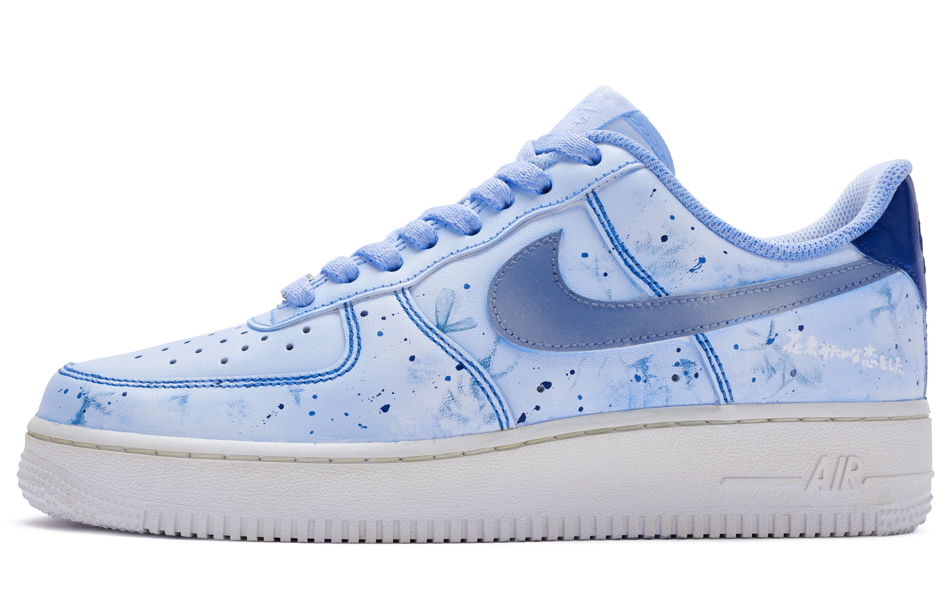 

Кроссовки Nike Air Force 1 Skateboard Shoes Men Low-Top Blue/White