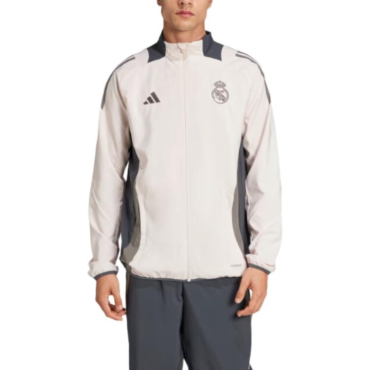 Куртка мужская Tiro 24 светло-фиолетовая / серая / угольно-серая Adidas, светло-фиолетовый/серый/серый — фото 2