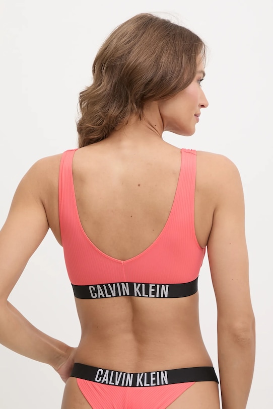 Купальный бюстгальтер Calvin Klein, оранжевый — фото 3