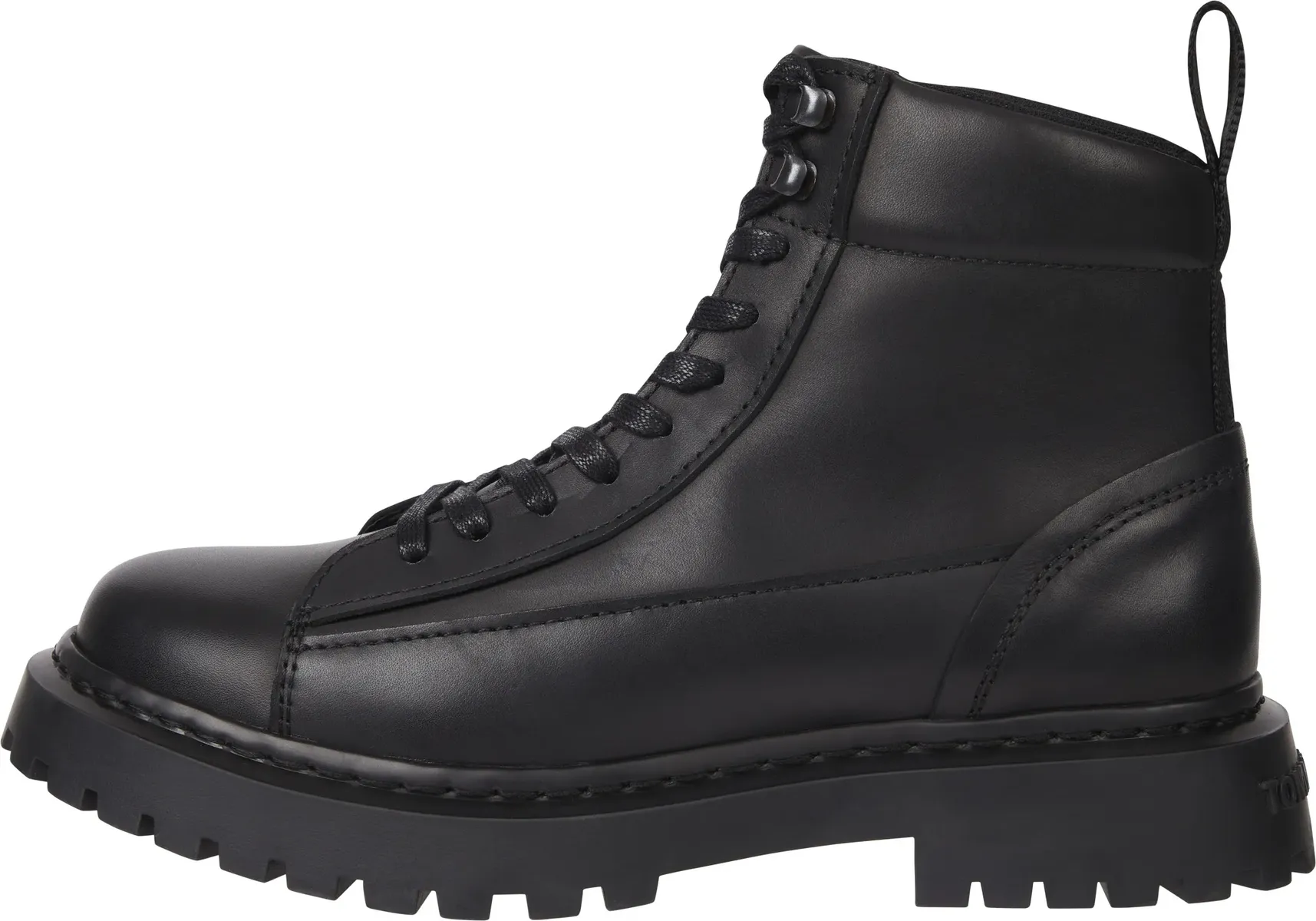 

Ботильоны Tommy Jeans на шнуровке "TJM LACE UP BOOT", грубого вида, черный