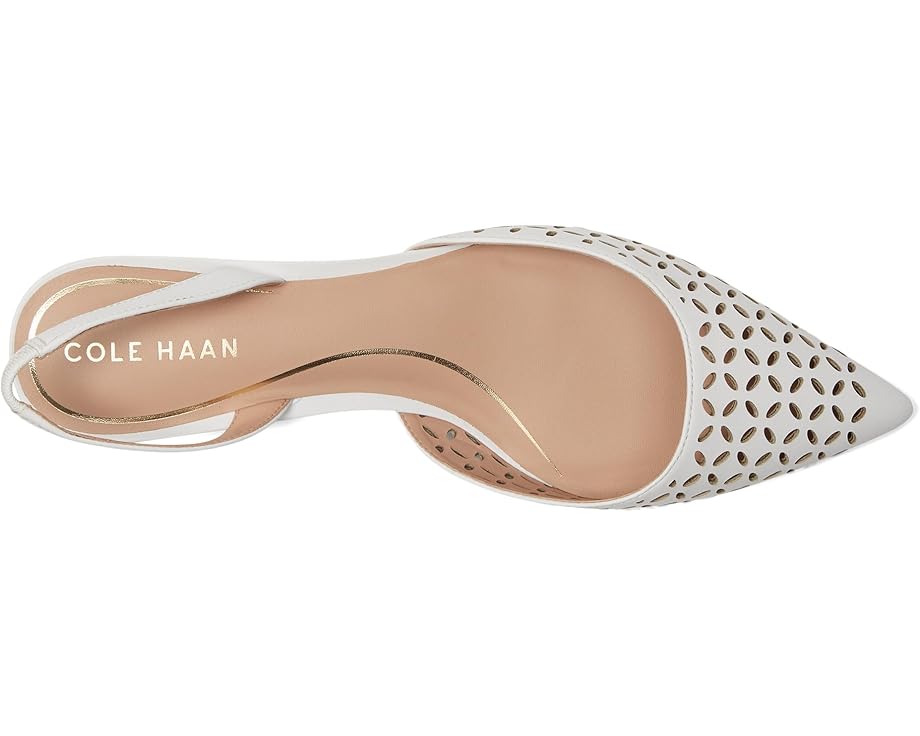 Балетки Cole Haan Gilda Pumps, цвет White Perforated Leather — фото 2