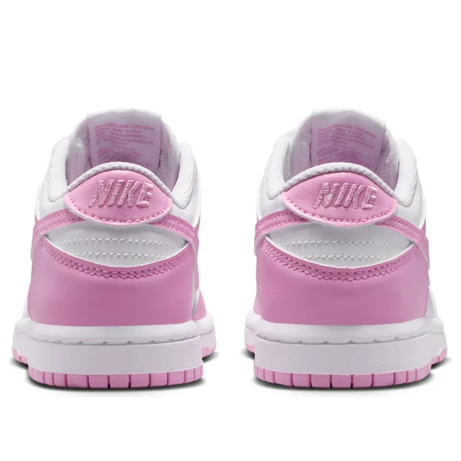 Кроссовки Nike Dunk Low 'White Pink Rise' IU7765-125, белый — фото 4