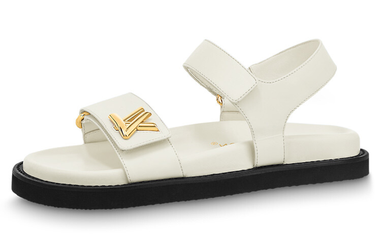Шлепанцы женские Louis Vuitton Sunset, белый