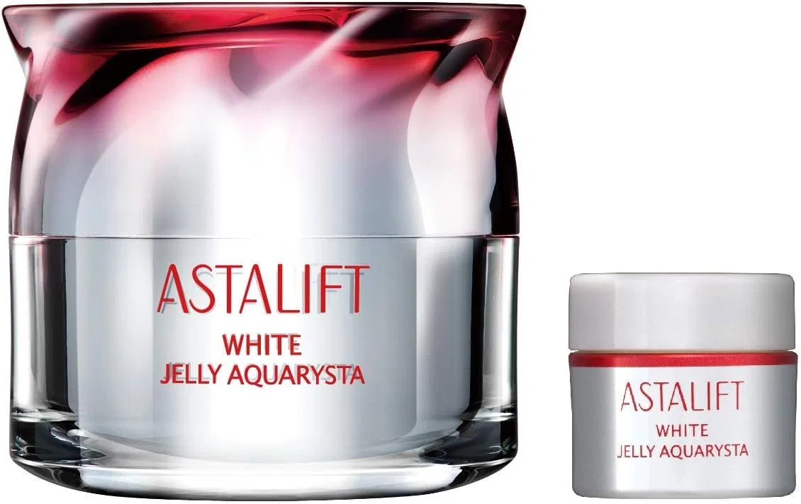 Набор Astalift — Осветляющая White Jelly Aqualista 60 г (набор с мини 5 г)