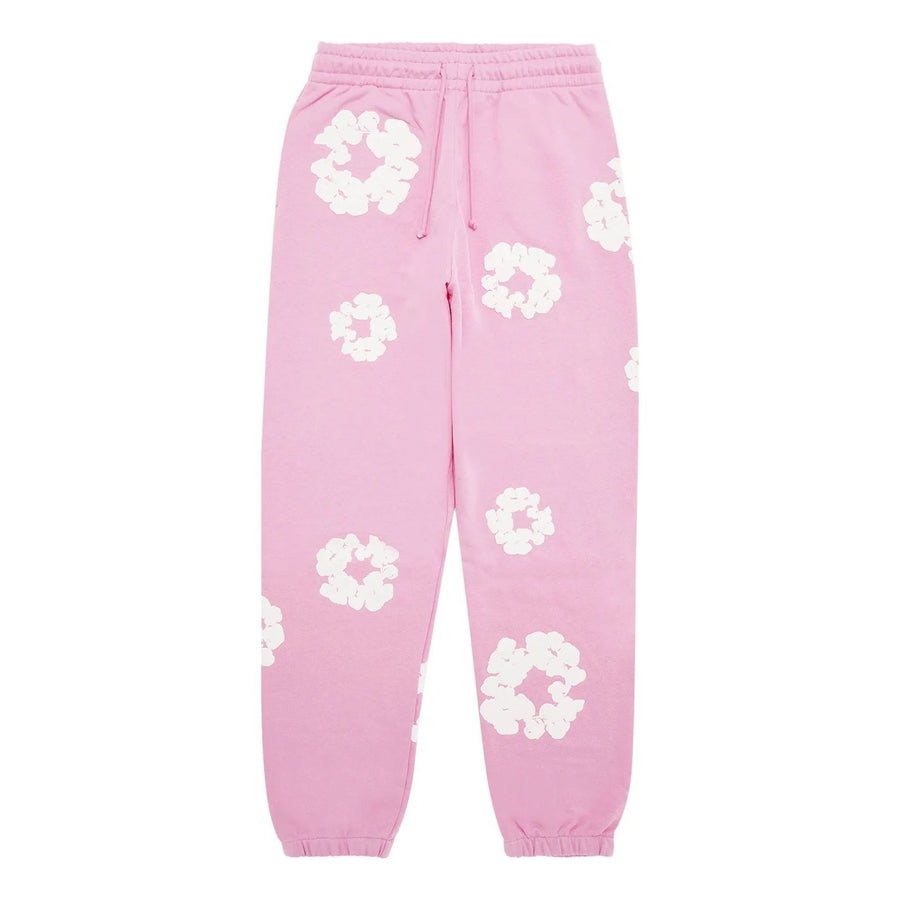 

Спортивные брюки Denim Tears Cotton Wreath Logo Sweatpants 'Pink White', розовый