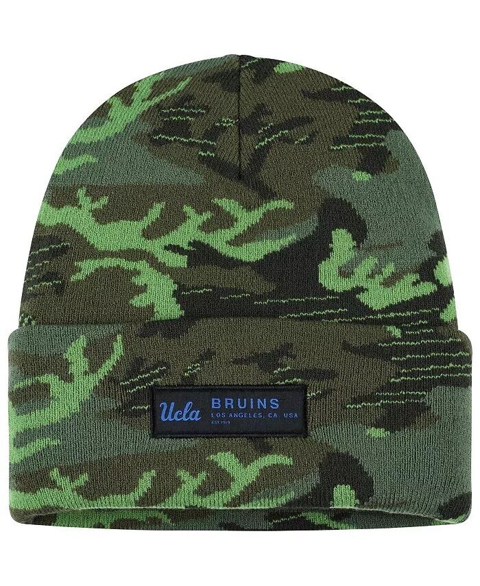 

Мужская вязаная шапка Camo UCLA Bruins Veterans Day с манжетами Jordan
