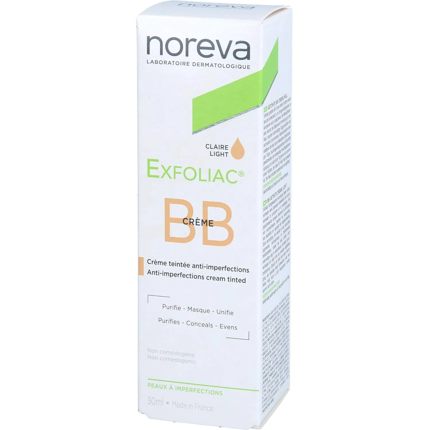 BB-крем Exfoliac Claire / Light Noreva Exfoliac, Ivory — фото 4