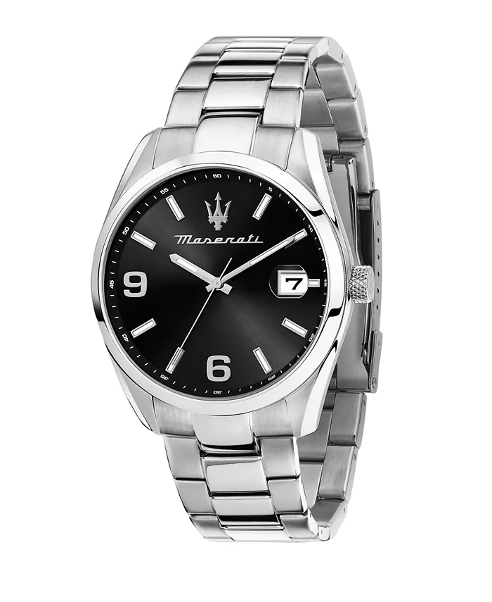 

Мужские часы Date со стальным браслетом, 43 мм Maserati