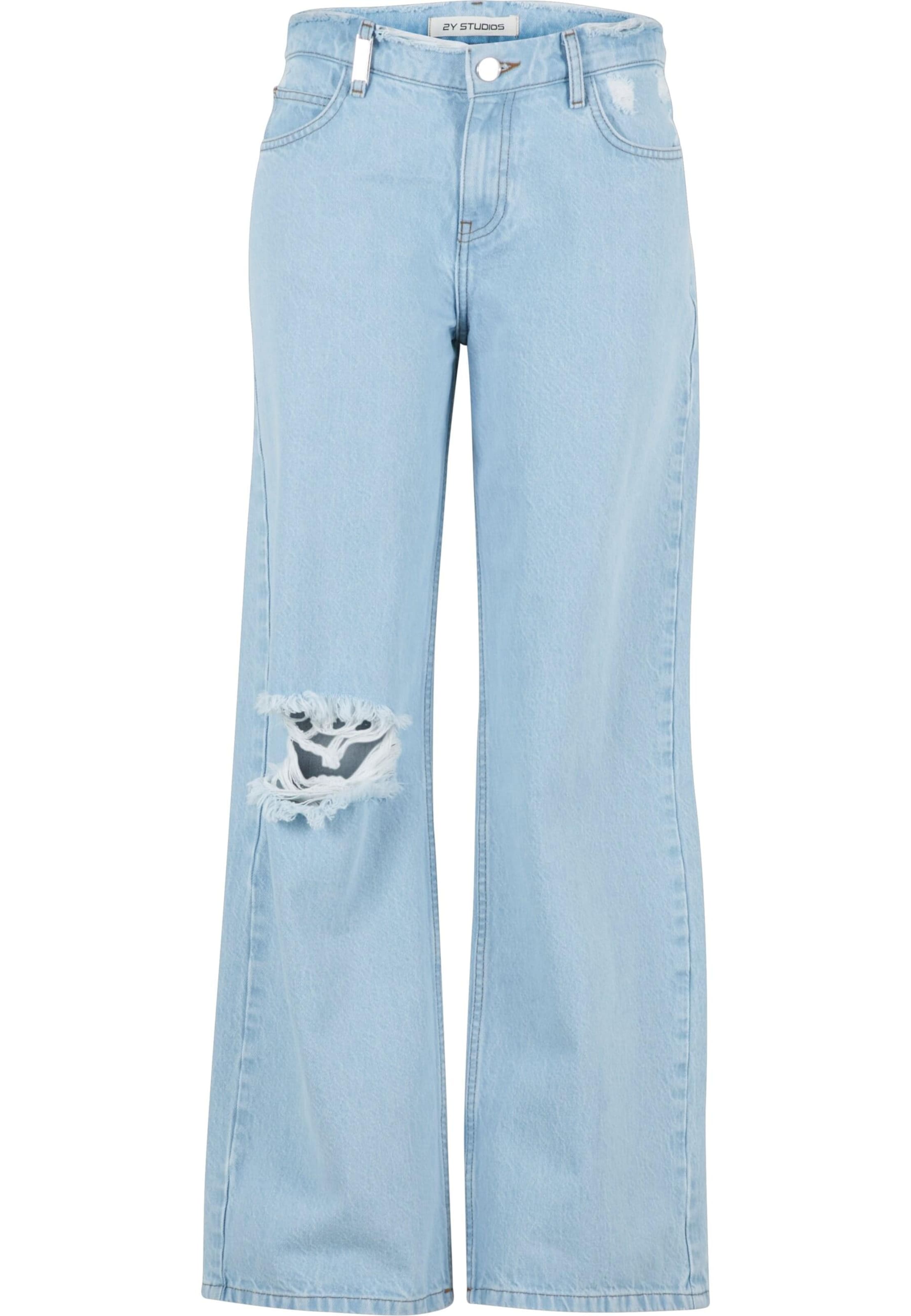 

2Y Studios Джинсы с широкими штанинами 'Liora' в синем дениме