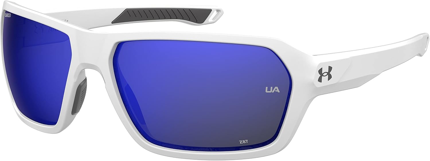 

Under Armour мужские Under Armour Men's Ua Recon квадратные солнцезащитные очки, Matte White