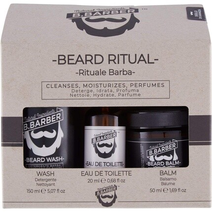 

B.BARBER Ritual очищающее средство для бороды, туалетная вода, кондиционер