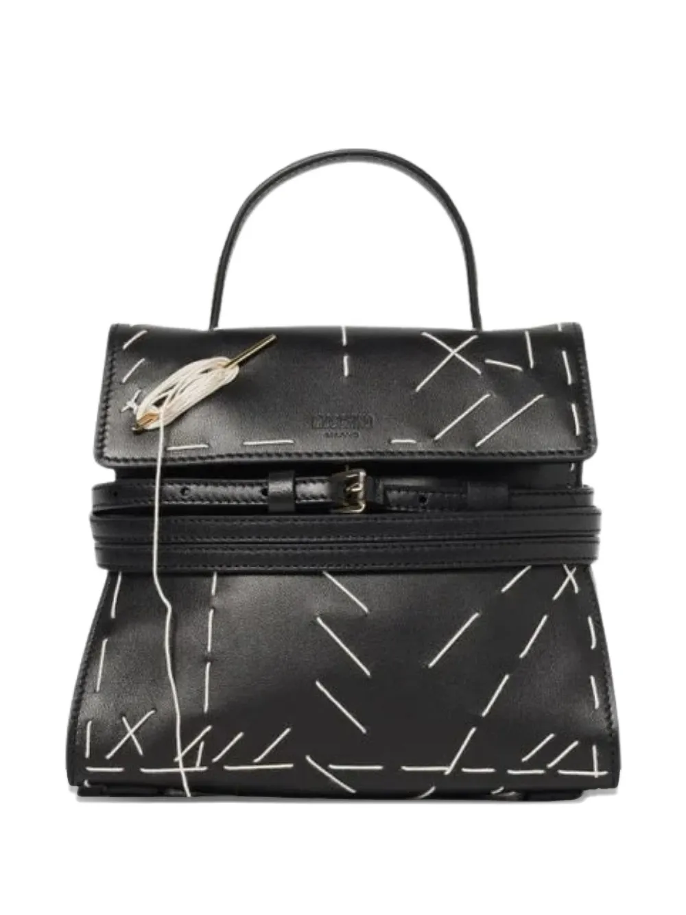 

Плечевая сумка с верхней ручкой Moschino, черный